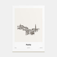 Porto Drawn Poster