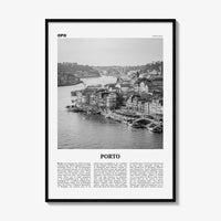 Porto Print Black and White, Porto Wall Art, Porto Poster, Porto Photo, Porto Wall Decor, City Art Print, Portugal, Portuguesa, Europe