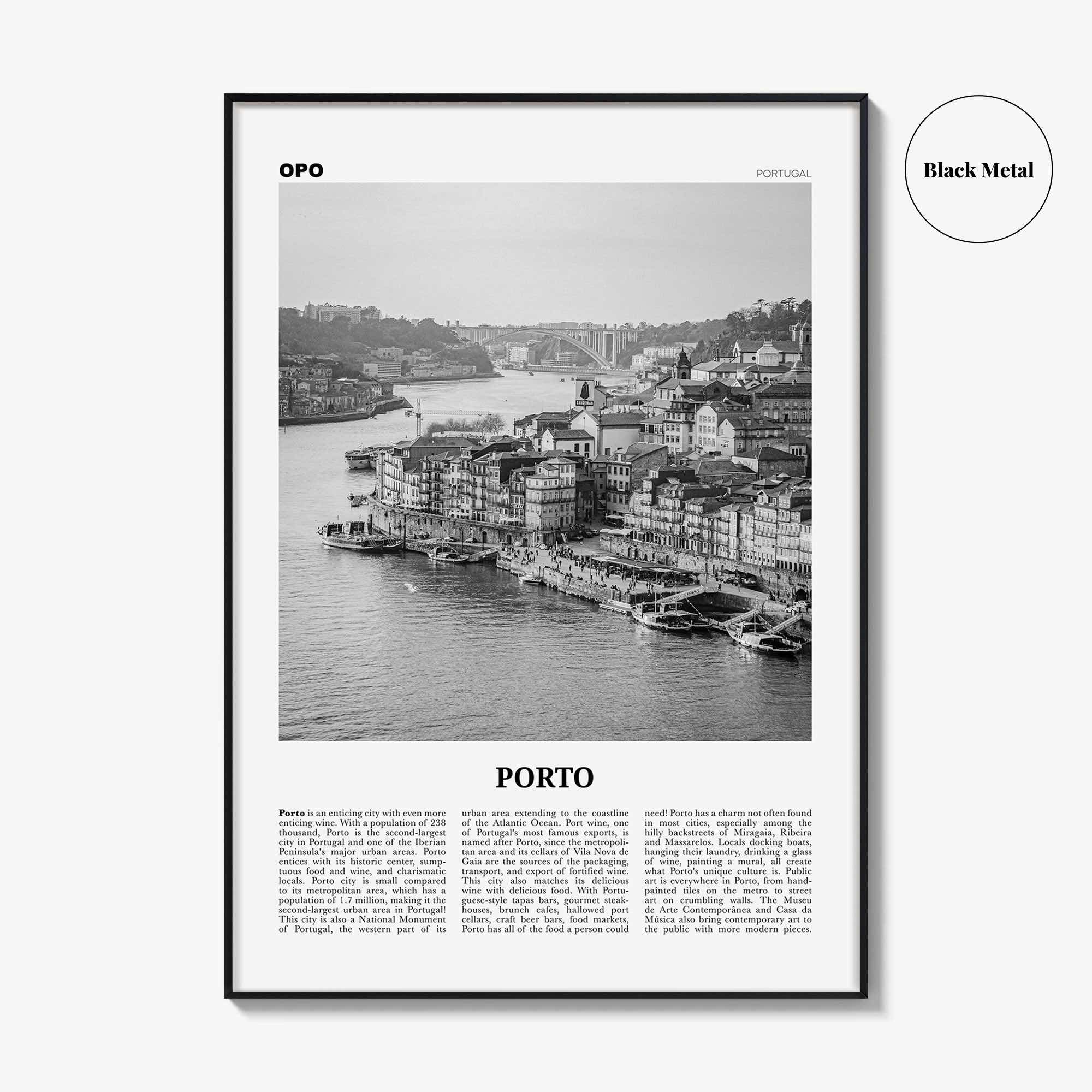 Porto Print Black and White, Porto Wall Art, Porto Poster, Porto Photo, Porto Wall Decor, City Art Print, Portugal, Portuguesa, Europe