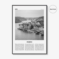 Porto Print Black and White, Porto Wall Art, Porto Poster, Porto Photo, Porto Wall Decor, City Art Print, Portugal, Portuguesa, Europe