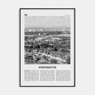 Portsmouth, England Travel B&W No 2 Poster