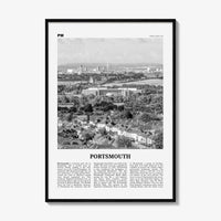 Portsmouth Print Black and White England No 2, Portsmouth Wall Art, Portsmouth Poster, Portsmouth Photo, Portsea Island, Hampshire