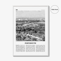 Portsmouth Print Black and White England No 2, Portsmouth Wall Art, Portsmouth Poster, Portsmouth Photo, Portsea Island, Hampshire