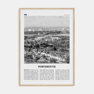 Portsmouth, England Travel B&W No 2 Poster