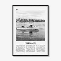 Portsmouth Print Black and White New Hampshire, Portsmouth Wall Art, Portsmouth Poster, Portsmouth Photo, Portsmouth, USA, United States