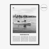 Portsmouth Print Black and White New Hampshire, Portsmouth Wall Art, Portsmouth Poster, Portsmouth Photo, Portsmouth, USA, United States