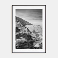 Positano Photo B&W No 1 Poster