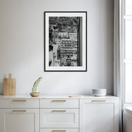 Positano Photo B&W No 2 Poster