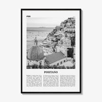 Positano Print Black and White No 1, Positano Wall Art, Positano Poster, Positano Photo, Positano Decor, Italy, Italia, Amalfi, Salerno
