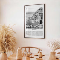 Positano Print Black and White No 1, Positano Wall Art, Positano Poster, Positano Photo, Positano Decor, Italy, Italia, Amalfi, Salerno