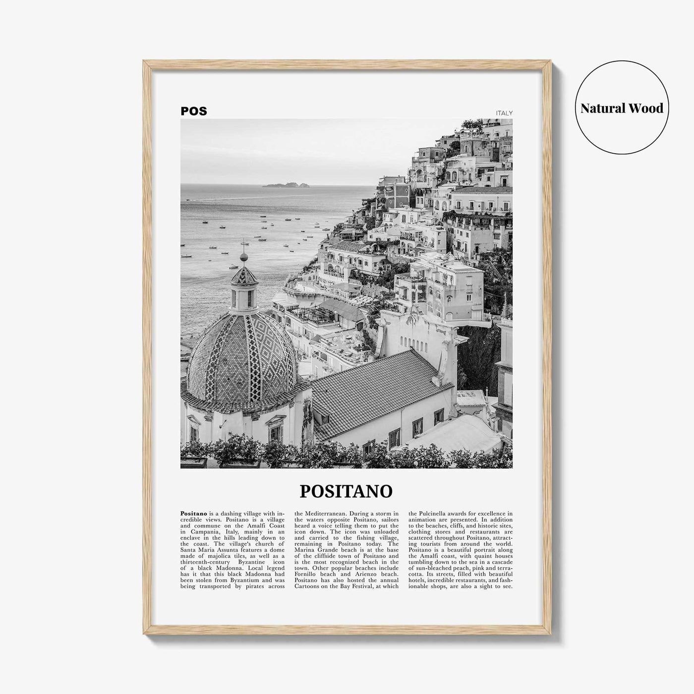 Positano Print Black and White No 1, Positano Wall Art, Positano Poster, Positano Photo, Positano Decor, Italy, Italia, Amalfi, Salerno