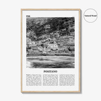 Positano Print Black and White No 2, Positano Wall Art, Positano Poster, Positano Photo, Positano Decor, Italy, Italia, Amalfi, Salerno