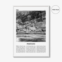 Positano Print Black and White No 2, Positano Wall Art, Positano Poster, Positano Photo, Positano Decor, Italy, Italia, Amalfi, Salerno