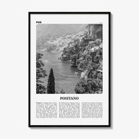 Positano Print Black and White No 3, Positano Wall Art, Positano Poster, Positano Photo, Positano Decor, Italy, Italia, Amalfi, Salerno