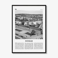 Potsdam Print Black and White, Potsdam Wall Art, Potsdam Poster, Potsdam Photo, Potsdam Wall Décor, Brandenburg, Germany, Deutschland