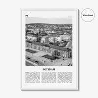 Potsdam Print Black and White, Potsdam Wall Art, Potsdam Poster, Potsdam Photo, Potsdam Wall Décor, Brandenburg, Germany, Deutschland