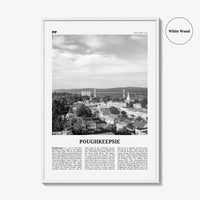 Poughkeepsie Print Black and White, Poughkeepsie Wall Art, Poughkeepsie Poster, Poughkeepsie Photo, Poughkeepsie Map, New York, USA
