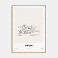 Prague Drawn Poster