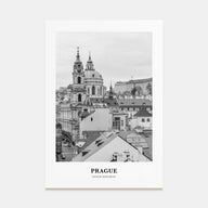 Prague Portrait B&W No 1 Poster