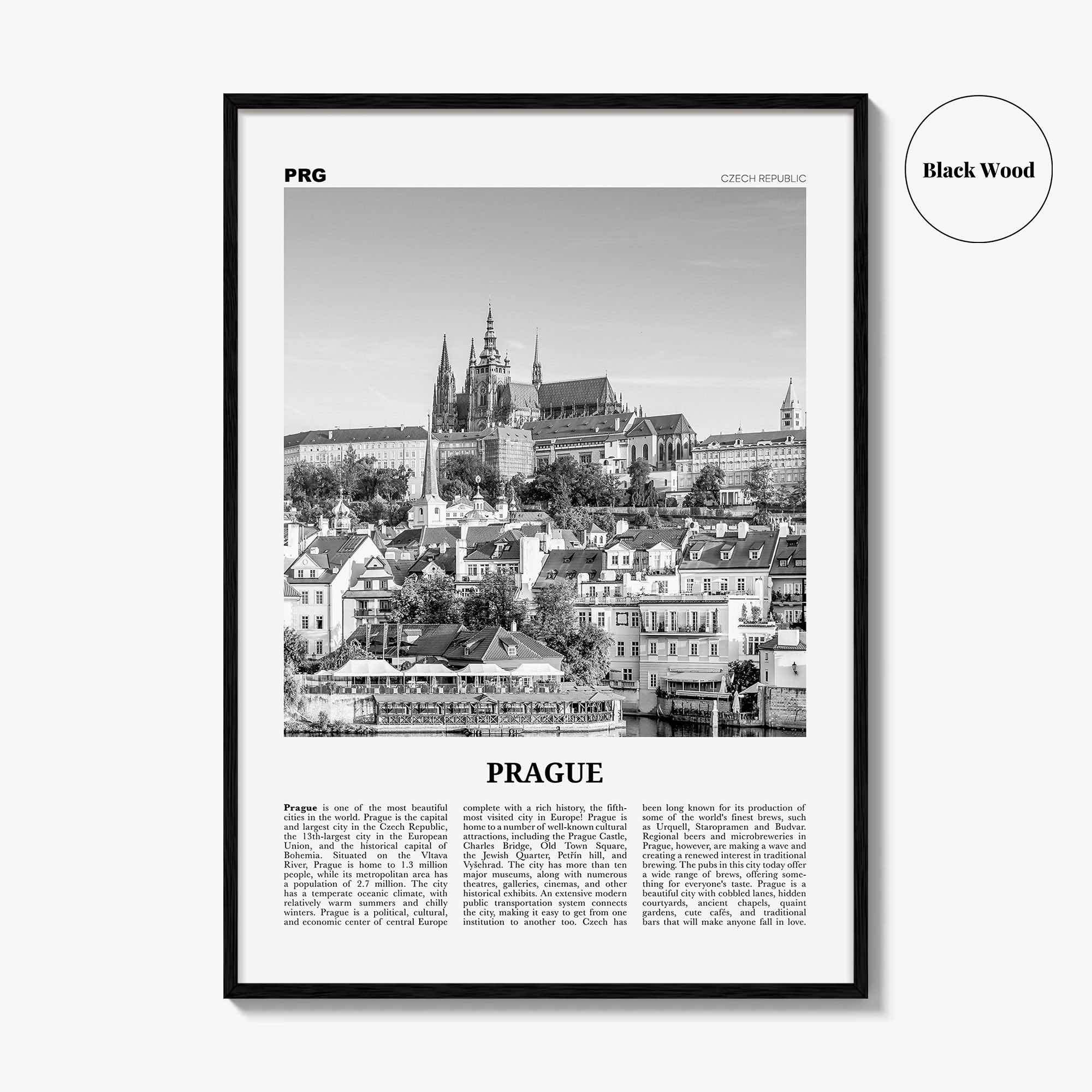 Prague Print Black and White No 1, Prague Wall Art, Prague Poster, Prague Photo, Prague Decor, Prag, Czech Republic, Praha, Czechia, Europe