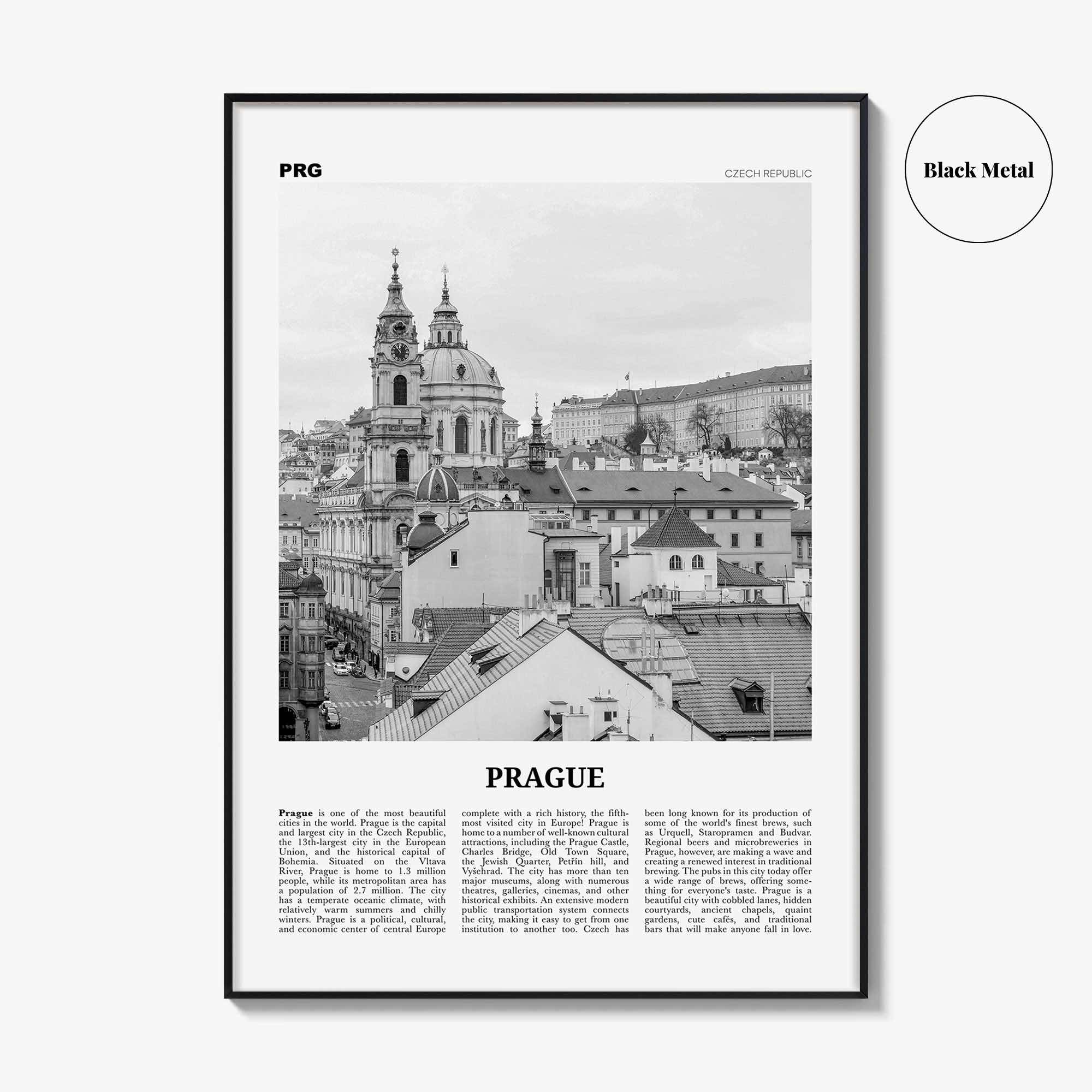 Prague Print Black and White No 2, Prague Wall Art, Prague Poster, Prague Photo, Prague Decor, Prag, Czech Republic, Praha, Czechia