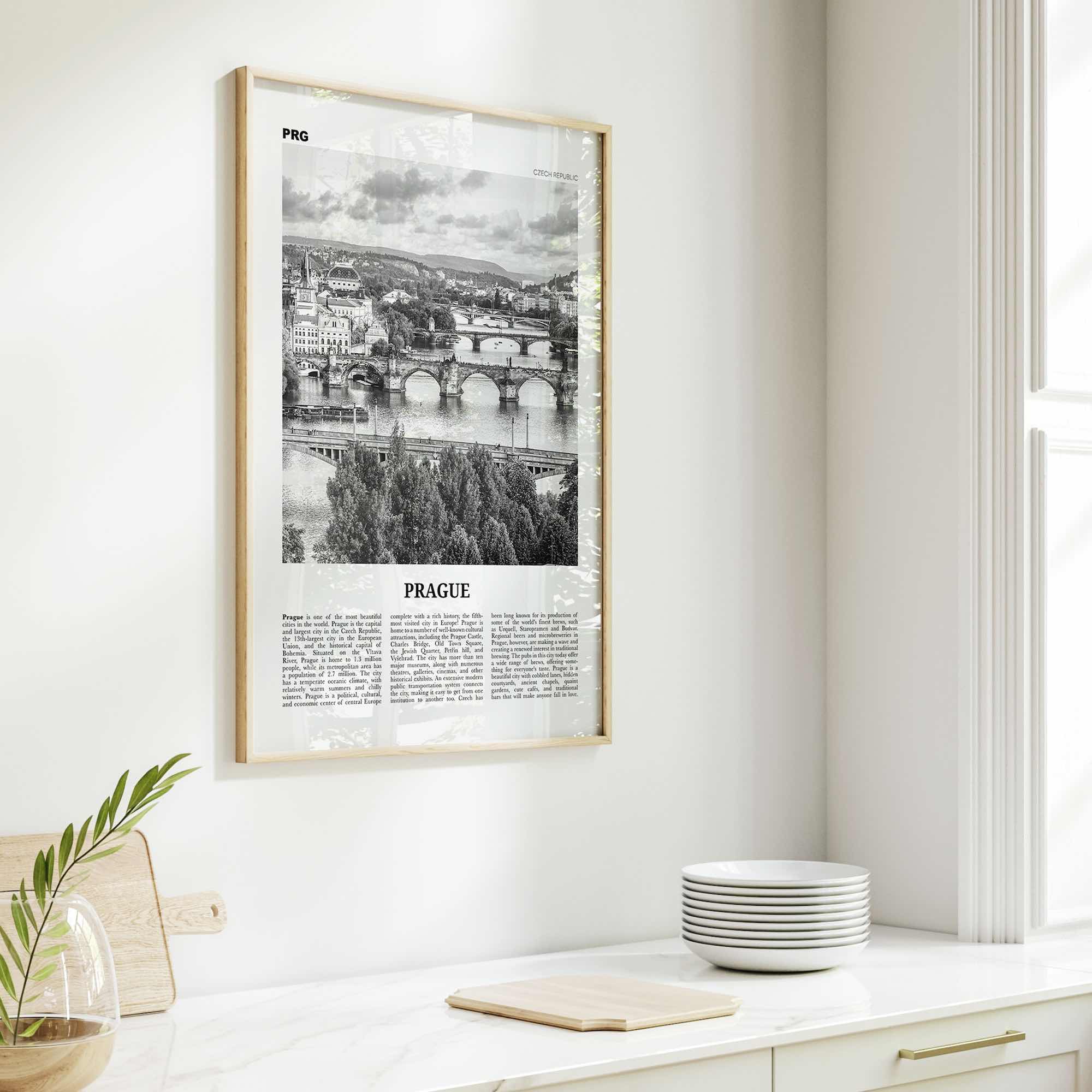 Prague Print Black and White No 3, Prague Wall Art, Prague Poster, Prague Photo, Prague Decor, Prag, Czech Republic, Praha, Czechia, Europe