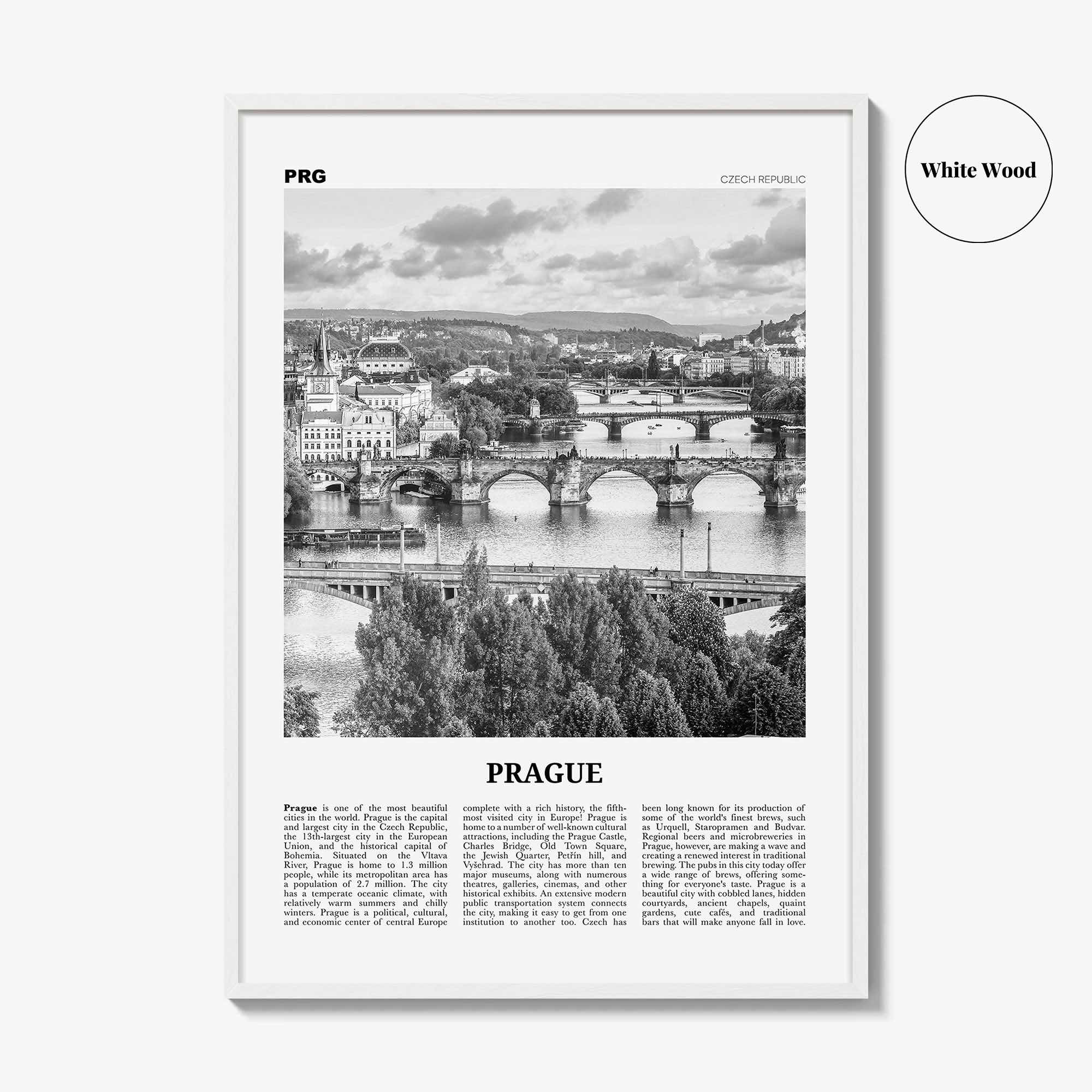 Prague Print Black and White No 3, Prague Wall Art, Prague Poster, Prague Photo, Prague Decor, Prag, Czech Republic, Praha, Czechia, Europe