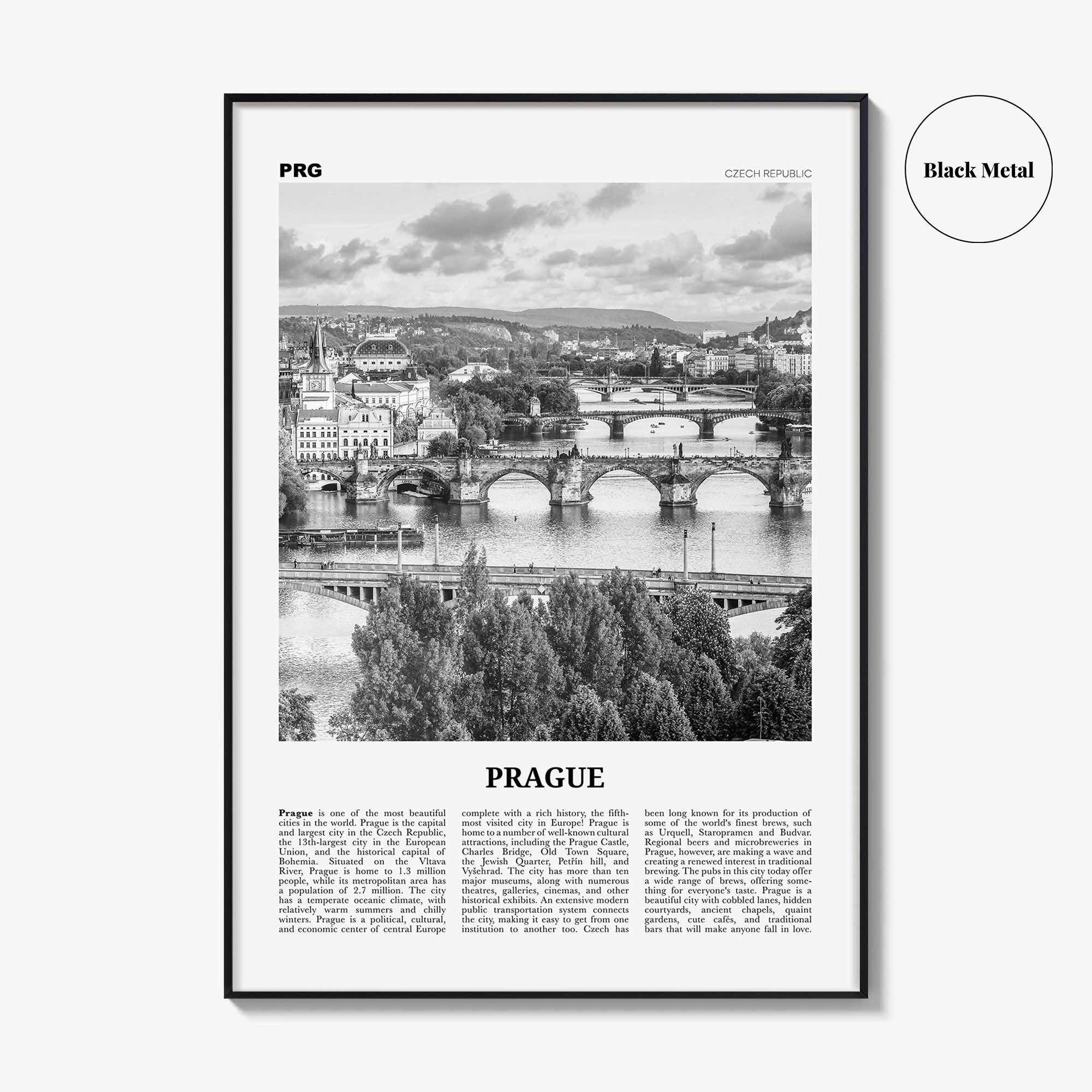 Prague Print Black and White No 3, Prague Wall Art, Prague Poster, Prague Photo, Prague Decor, Prag, Czech Republic, Praha, Czechia, Europe