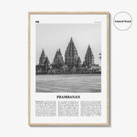Prambanan Print Black and White, Prambanan Wall Art, Prambanan Poster, Prambanan Photo, Prambanan Wall Décor, Prambanan Map, Indonesia