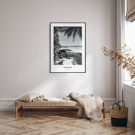 Praslin Portrait B&W Poster