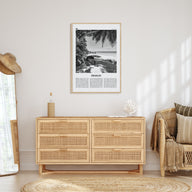 Praslin Travel B&W Poster