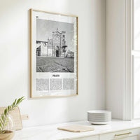 Prato Print Black and White, Prato Wall Art, Prato Poster, Prato Photo, Prato Wall Décor, Prato Map, Italy