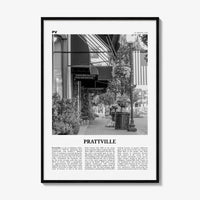 Prattville Print Black and White, Prattville Wall Art, Prattville Poster, Prattville Photo, Prattville Map, Alabama, USA