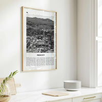 Prescott Print Black and White, Prescott Wall Art, Prescott Poster, Prescott Photo, Prescott Wall Décor, Prescott Map, Arizona, USA