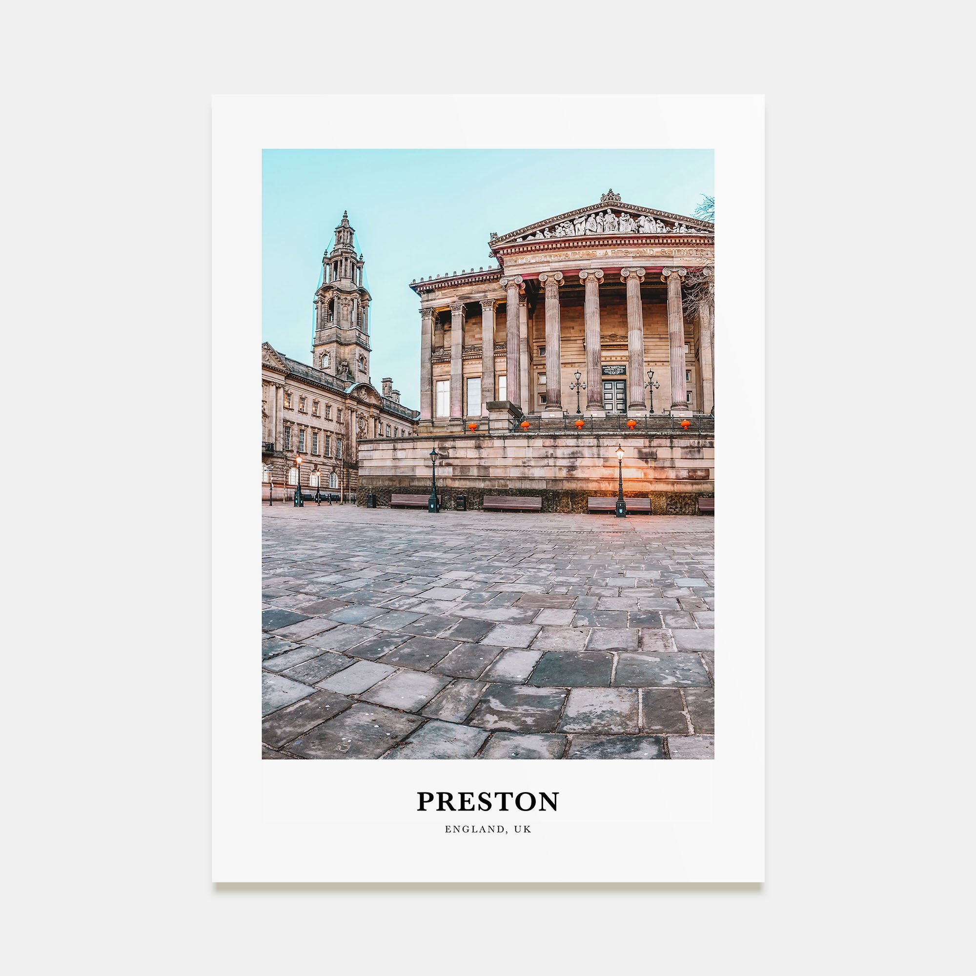 Preston Portrait Color Poster