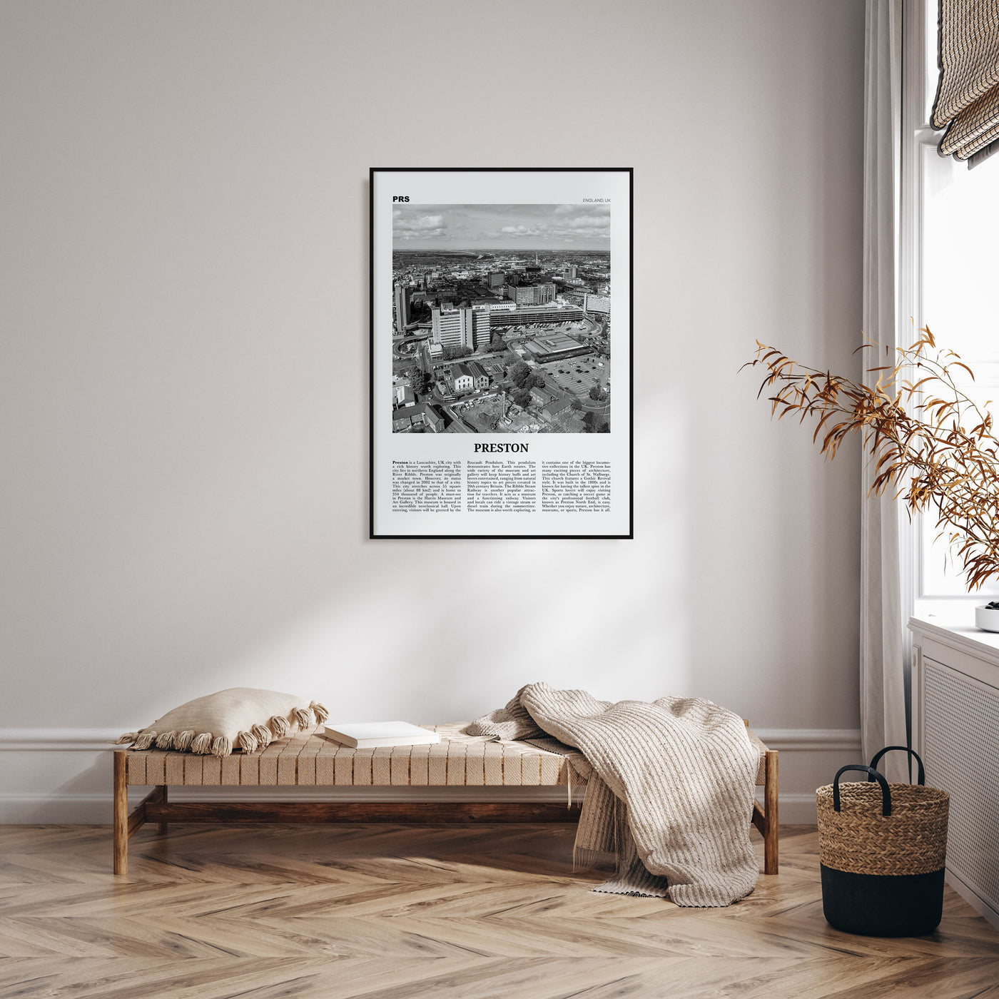 Preston Travel B&W No 1 Poster
