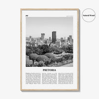 Pretoria Print Black and White, Pretoria Wall Art, Pretoria Poster, Pretoria Photo, Pretoria Wall Décor, South Africa, Gauteng