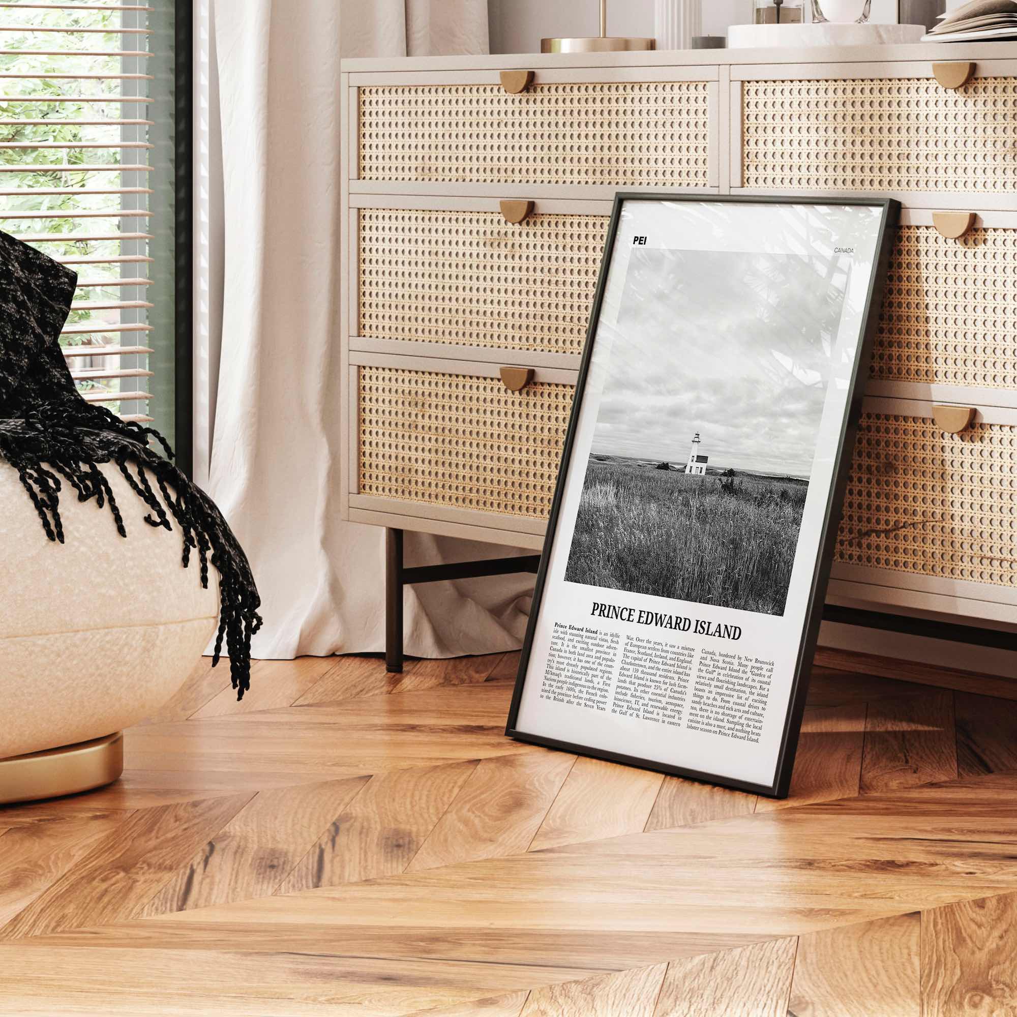 Prince Edward Island Print Black and White, Prince Edward Island Wall Art, Prince Edward Island Poster, Prince Edward Island Photo, Canada