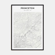 Princeton Map Portrait Poster