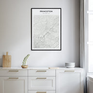 Princeton Map Portrait Poster