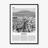Prizren Print Black and White, Prizren Wall Art, Prizren Poster, Prizren Photo, Prizren Wall Décor, Prizreni, Призрен, Prizren, Kosovo