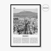 Prizren Print Black and White, Prizren Wall Art, Prizren Poster, Prizren Photo, Prizren Wall Décor, Prizreni, Призрен, Prizren, Kosovo