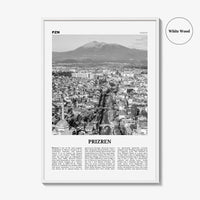 Prizren Print Black and White, Prizren Wall Art, Prizren Poster, Prizren Photo, Prizren Wall Décor, Prizreni, Призрен, Prizren, Kosovo