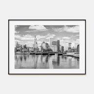 Providence Landscape B&W Poster
