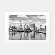 Providence Landscape B&W Poster