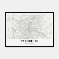 Providence Map Landscape Poster