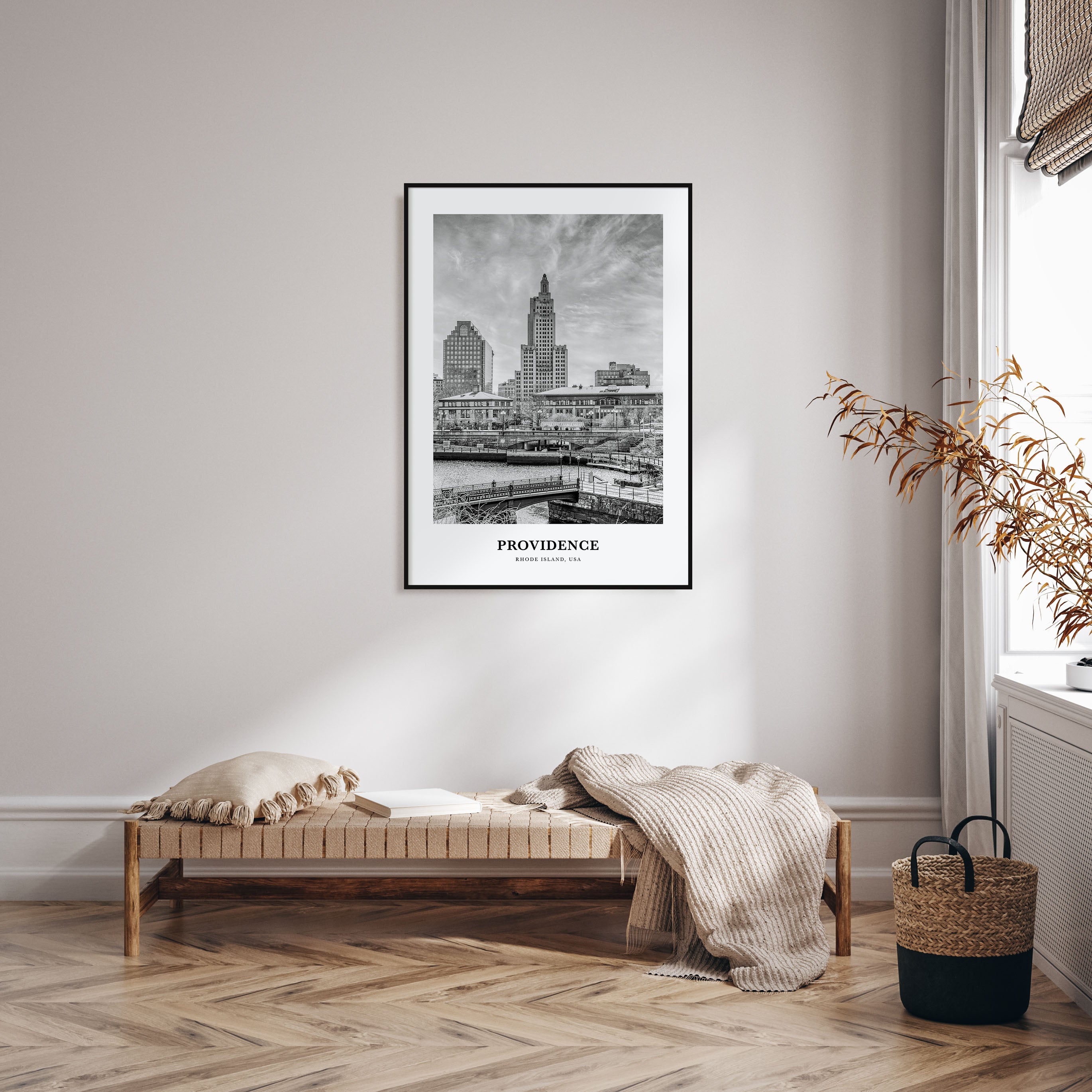 Providence Portrait B&W Poster