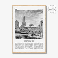 Providence Print Black and White, Providence Wall Art, Providence Poster, Providence Photo, Providence Map, Rhode Island, USA, United States