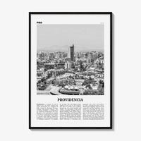 Providencia Print Black and White, Providencia Wall Art, Providencia Poster, Providencia Photo, Providencia Wall Decor, Chile, South America