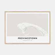 Provincetown Map Landscape Poster